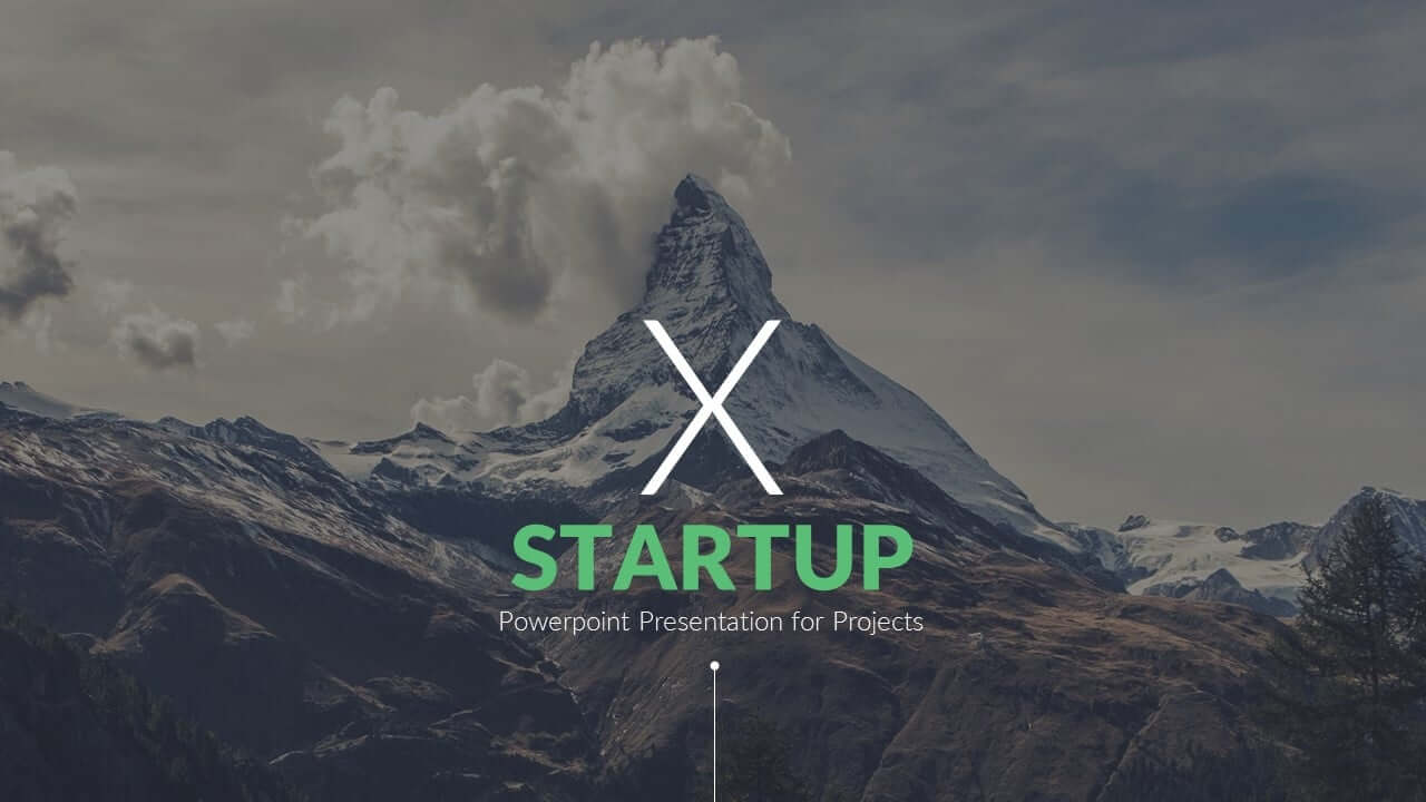 Startup X – Perfect Pitch Deck Powerpoint Template